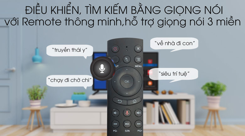 Tivi LED voice smart 40 inch H40V300 dễ dàng điều khiển giọng nói