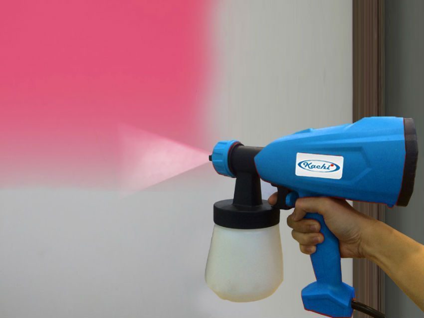 Máy phun sơn cầm tay Kachi MK07 có dung tích 700ml