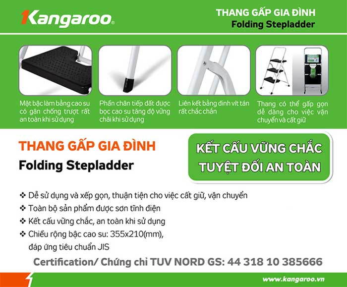 Thang gấp gia đình Kangaroo KG85