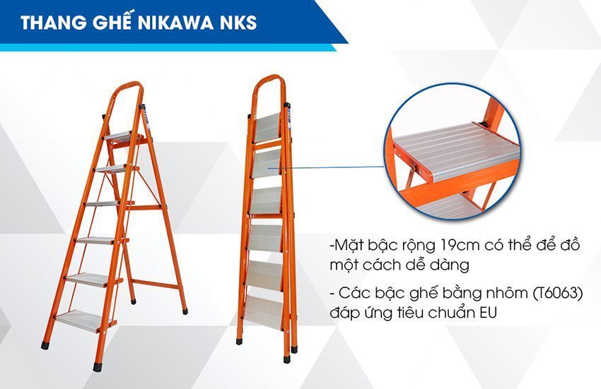 Thang ghế Nikawa NKS-06 - Hàng chính hãng