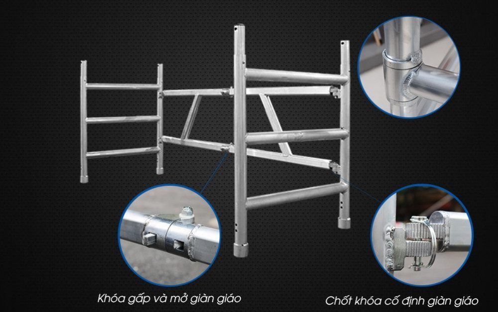 Thang giàn giáo lớn Nikawa JSJ-3 - Hàng chính hãng