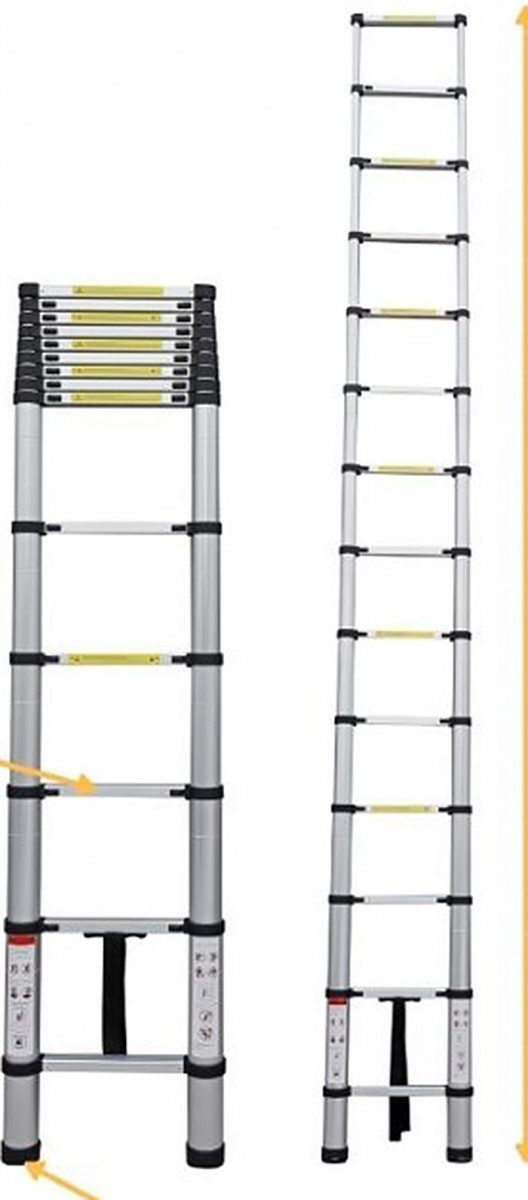 Thang nhôm rút gọn đơn Advindeq ADT212B - Hàng chính hãng