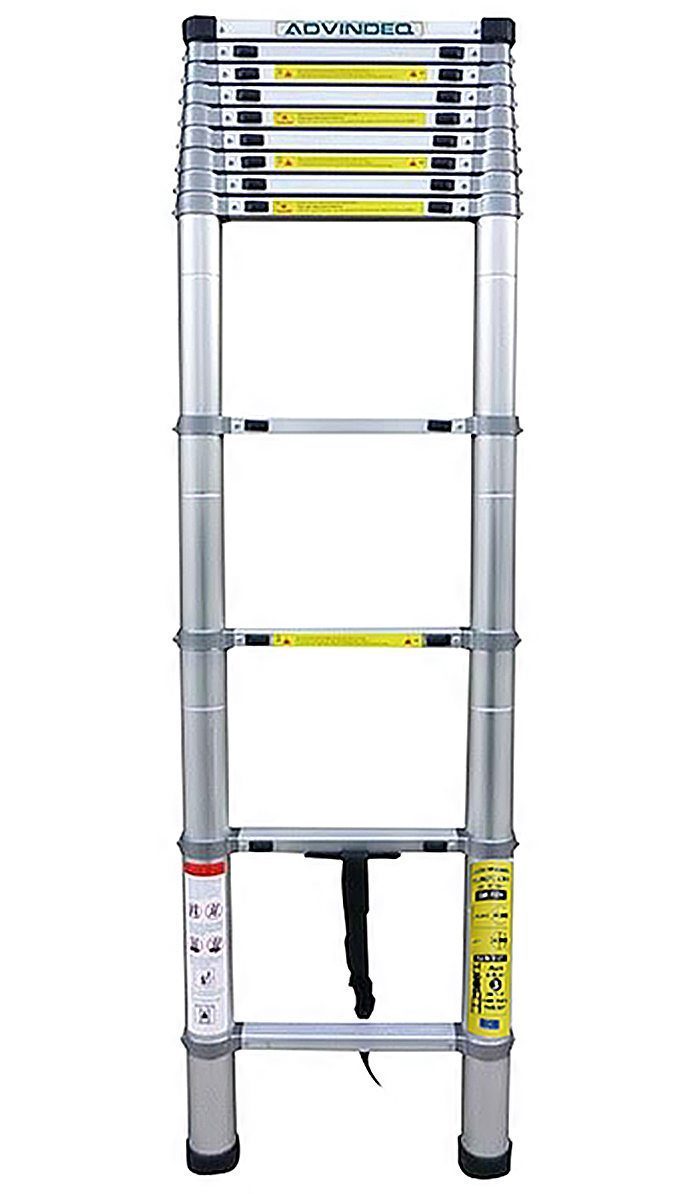 Thang nhôm rút gọn đơn Advindeq ADT208B - Hàng chính hãng