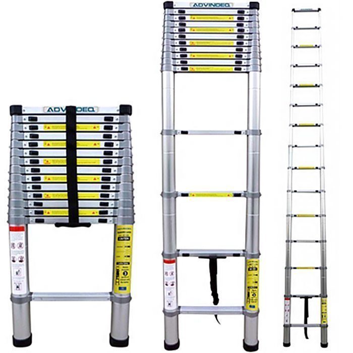 Thang nhôm rút gọn đơn Advindeq ADT214F - Hàng chính hãng