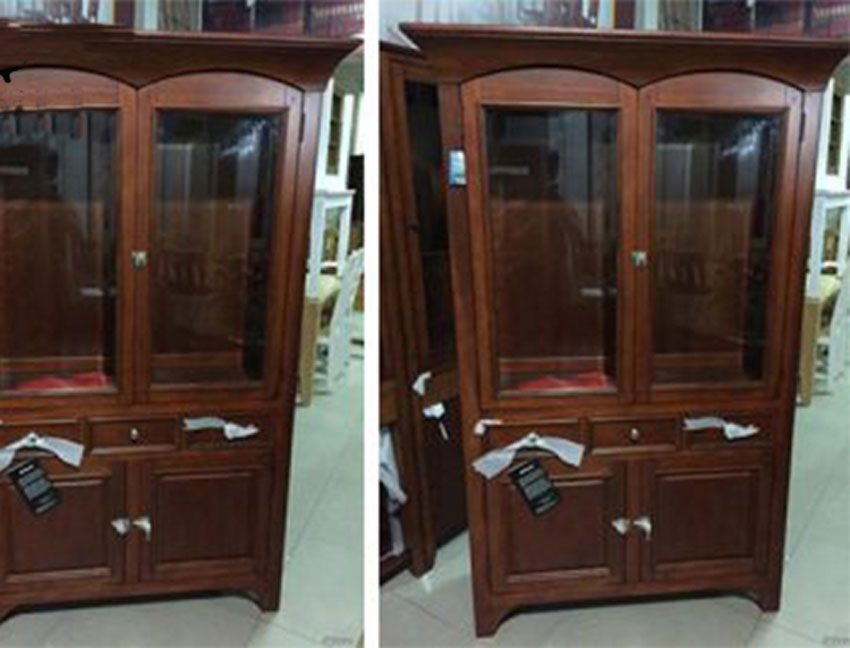 Tủ trưng bày xuất Châu Âu mới 100% 1m x 40 x 1m95 - Hàng chính hãng