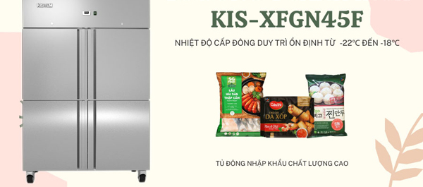 Tủ đông 4 cửa Kistem KIS-XFGN45F - Hàng chính hãng
