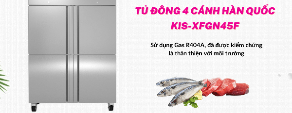 Tủ đông 4 cửa Kistem KIS-XFGN45F - Hàng chính hãng