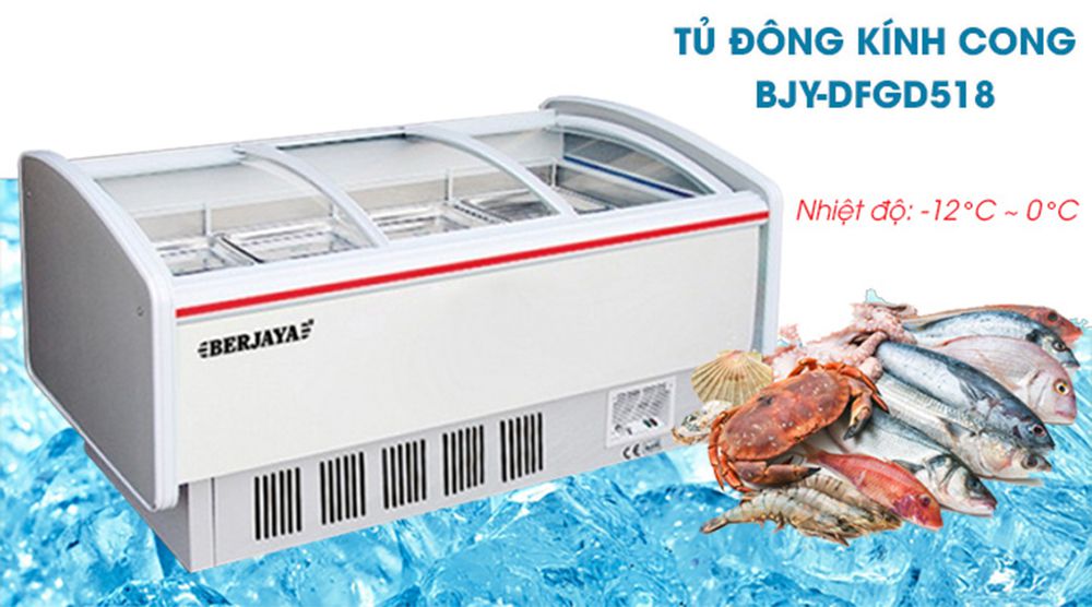 Tủ đông trưng bày Berjaya BJY-DFGD518 - Hàng chính hãng