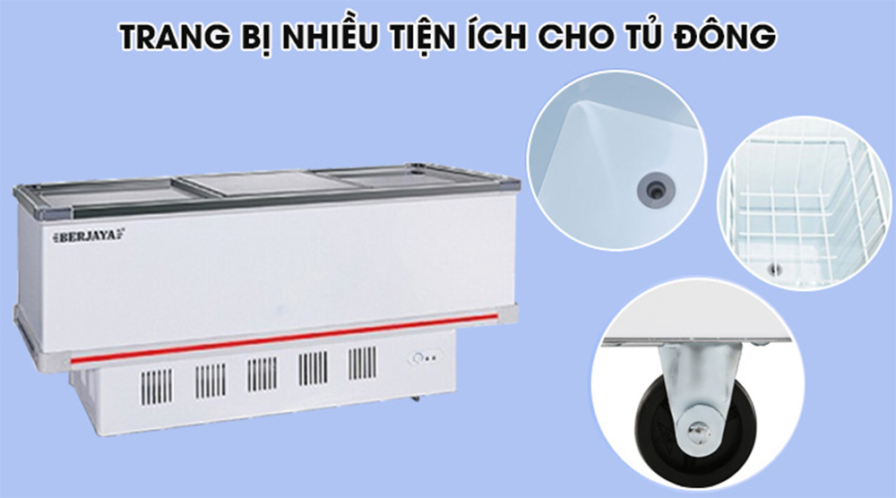 Tủ đông trưng bày Berjaya BJY-IFGD718 - Hàng chính hãng