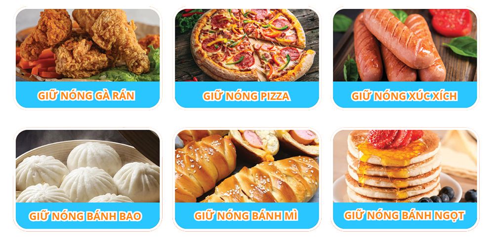 Tủ giữ nóng thức ăn Berjaya FW 50 - Hàng chính hãng