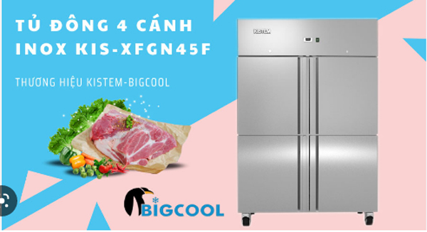 Tủ lạnh 4 cửa Kistem KIS-XFGN45R - Hàng chính hãng