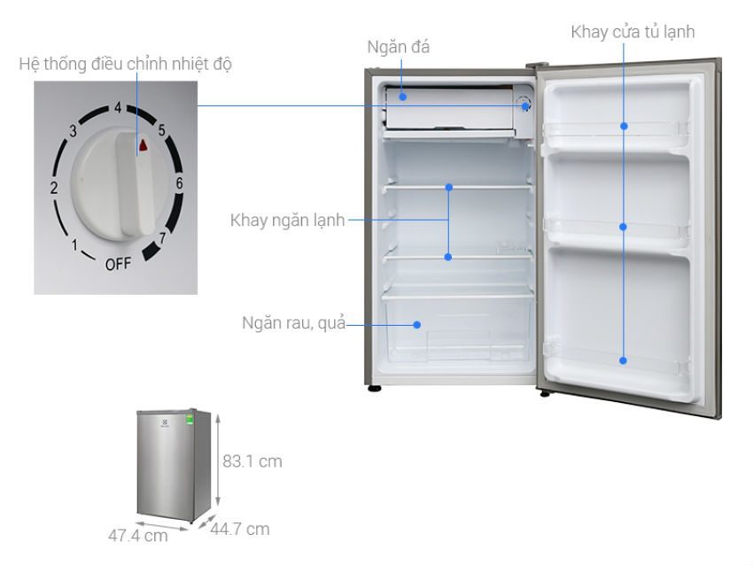 Tủ Lạnh Electrolux EUM0900SA 