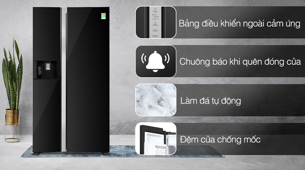 Tủ lạnh Hitachi Inverter R-SX800GPGV0 GBK 573 lít - Hàng chính hãng