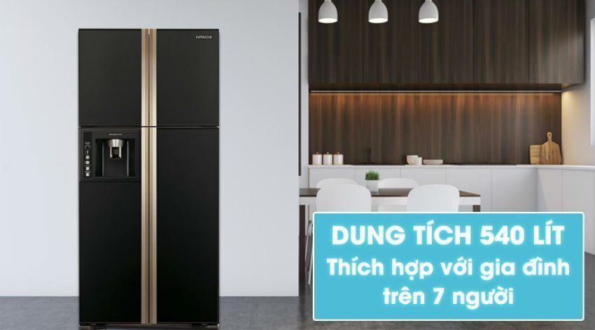 Tủ lạnh Hitachi R-FW690PGV7X - Hàng chính hãng