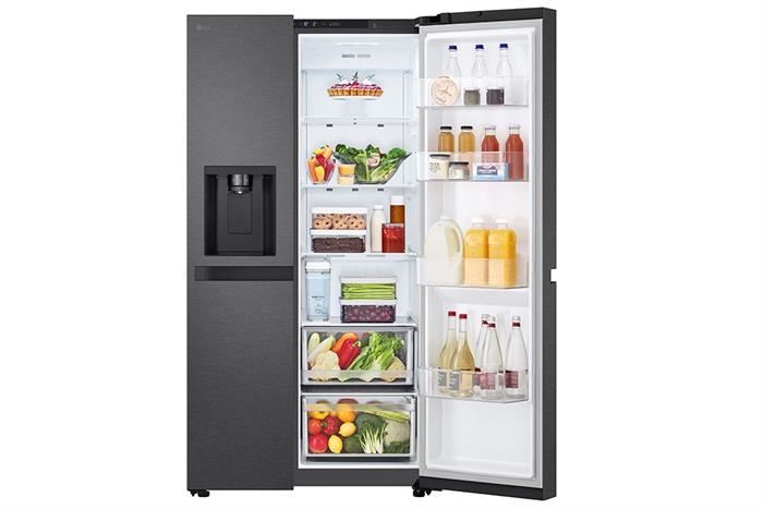 Tủ lạnh LG Inverter 641 lít Side By Side LSI63BLMA - Hàng chính hãng