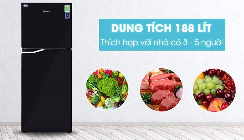 Tủ lạnh Panasonic NR-BA228PTV1 - Hàng chính hãng