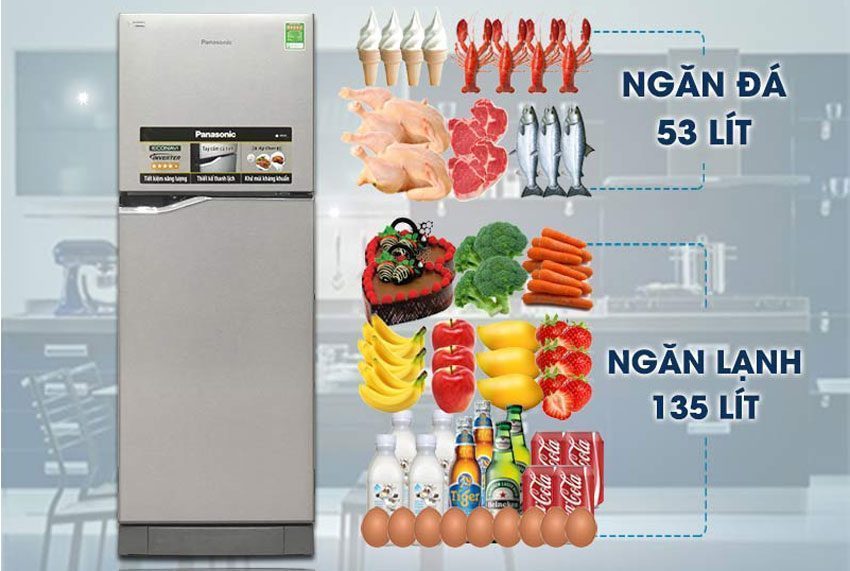 Tủ lạnh Panasonic NR-BJ158SSV1 