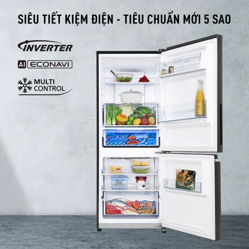 Tủ lạnh Panasonic NR-SV280BPKV ( 255 lít) - Hàng chính hãng