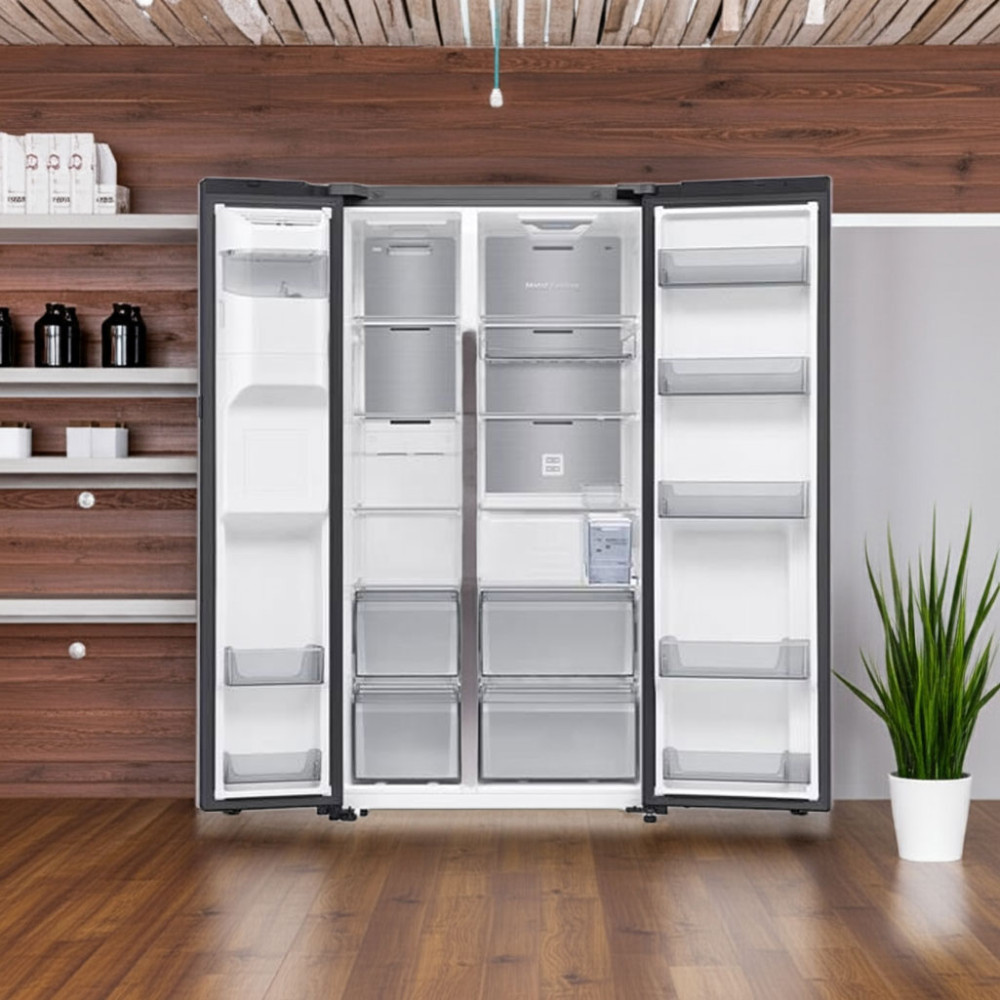 Tủ lạnh Samsung Inverter 615 lít Side By Side AI Home RS90F65D2FSV - Hàng chính hãng