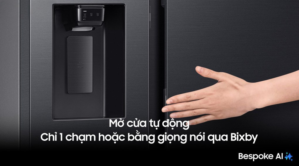 Tủ lạnh Samsung Inverter 615 lít Side By Side AI Home RS90F65D2FSV - Hàng chính hãng