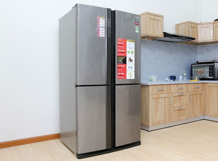 Tủ lạnh Sharp Inverter 678 lít SJ-FX680V-ST