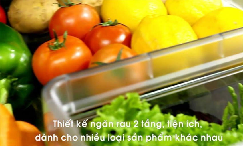 Tủ lạnh Sharp inverter 601 lít SJ-GF60A-R cho thực phẩm luôn tươi ngon