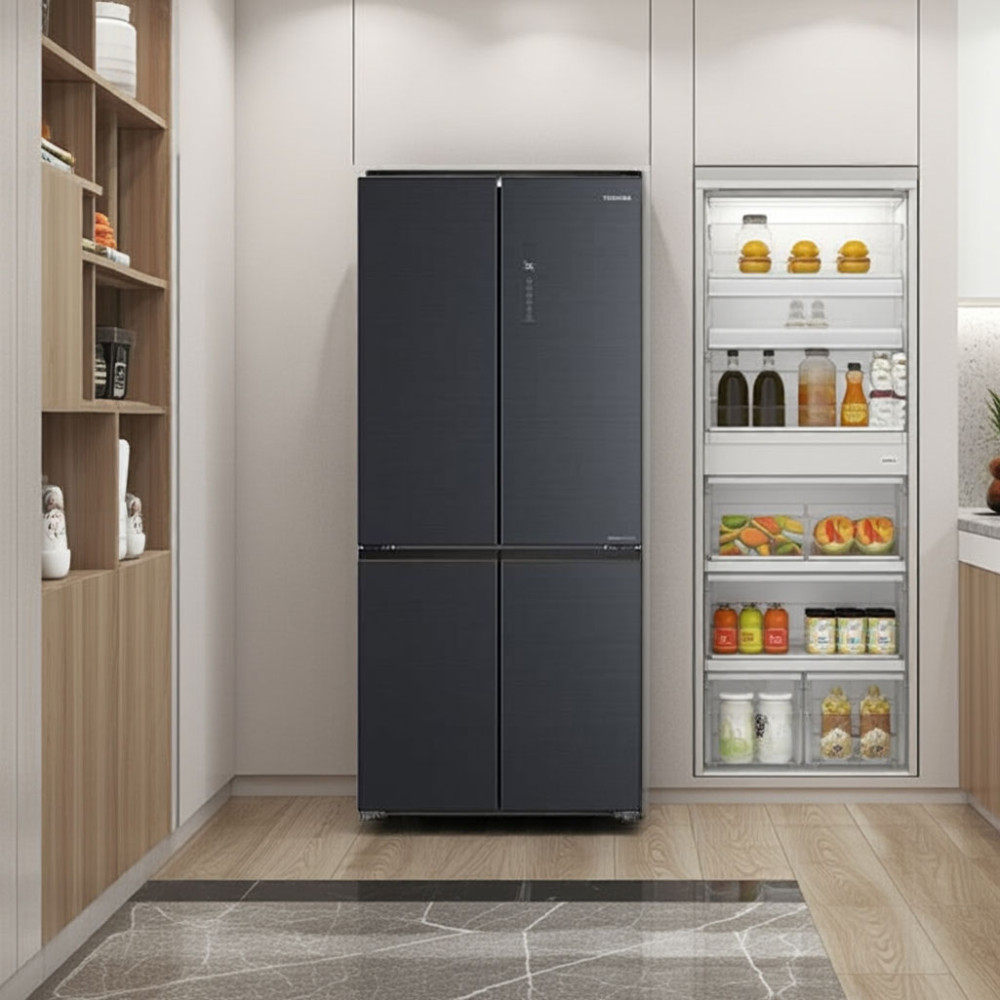 Tủ lạnh Toshiba Inverter 515 lít Multi Door GR-RF677WI-PMV(06)-MG - Hàng chính hãng