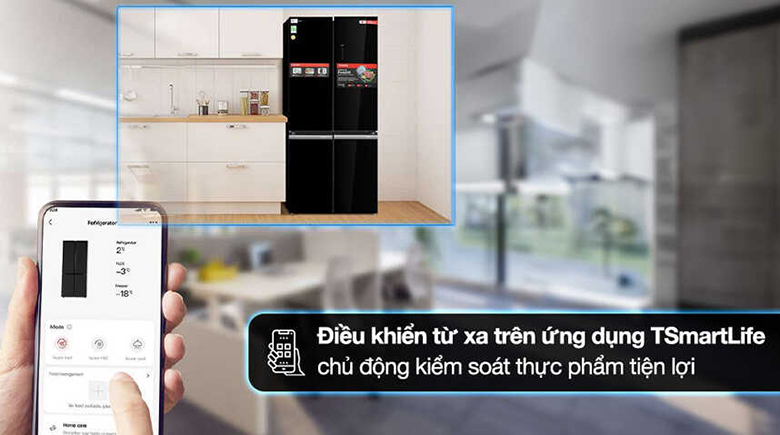 Tủ lạnh Toshiba Inverter 711 lít Multi Door GR-RF895WIA-PGV(22)-XK - Hàng chính hãng