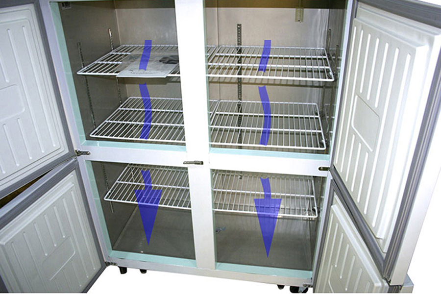 Tủ mát 4 cửa Kistem KIS-XD45R - 820 lít - Hàng chính hãng