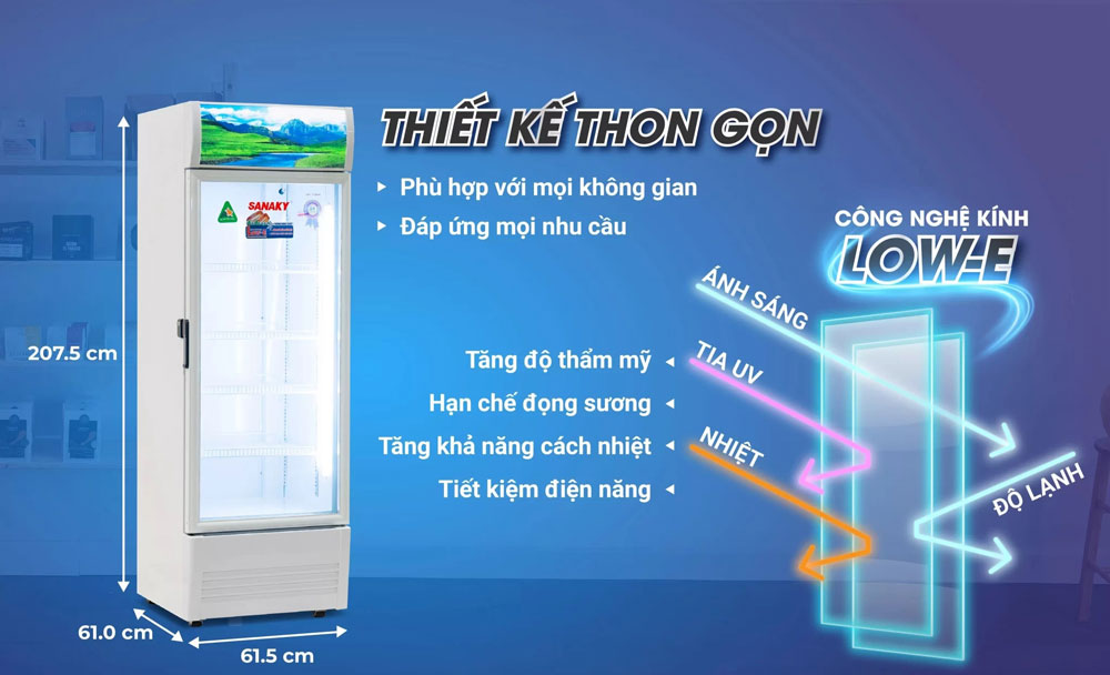 Tủ mát Sanaky 400L VH-4089K3 - Hàng chính hãng