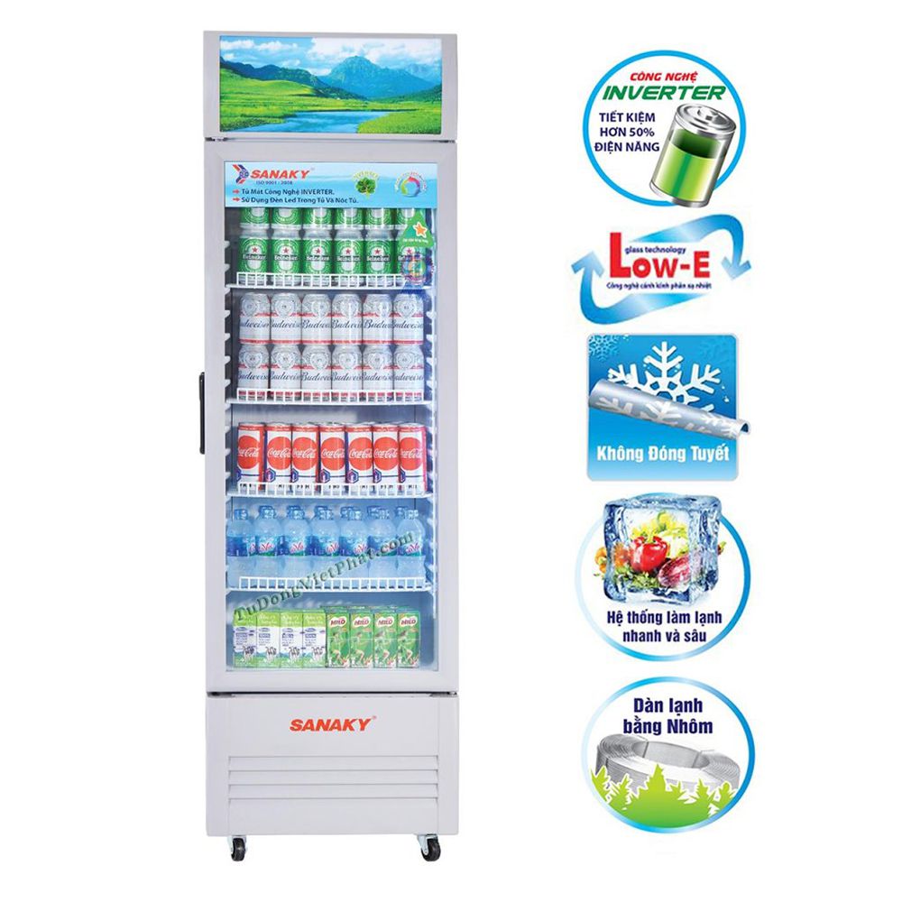 Tủ mát Sanaky 208 lít VH-259KL - Hàng chính hãng