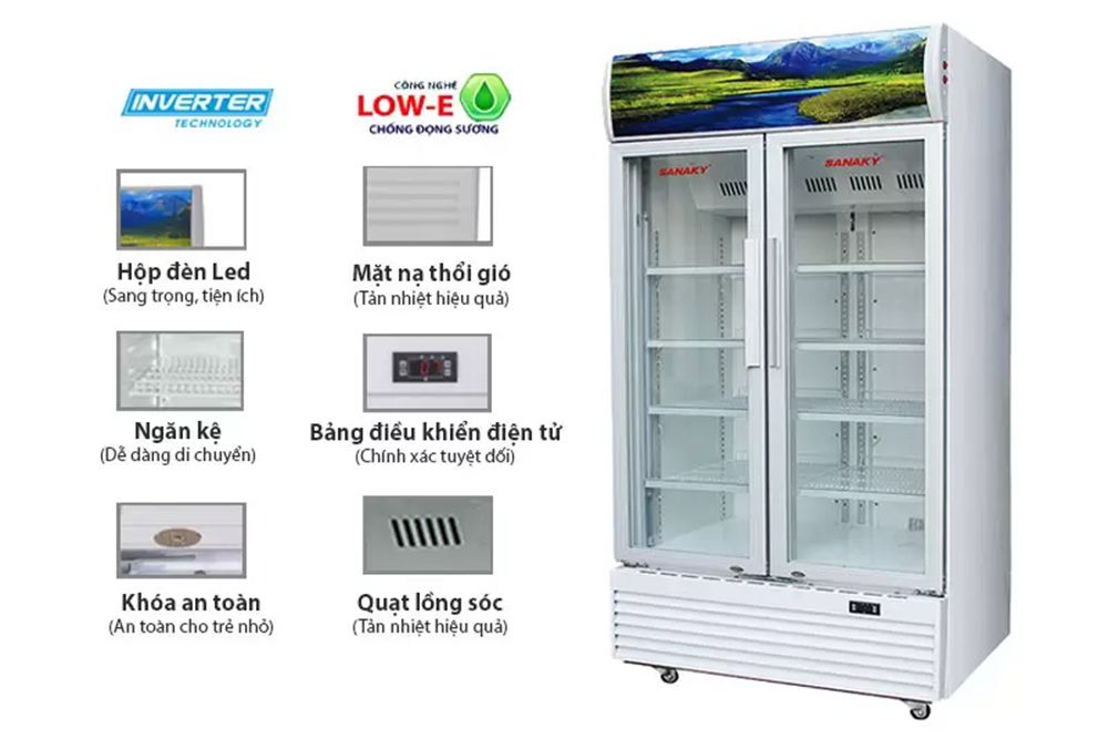 Tủ mát Sanaky VH-1209HP3 - Hàng chính hãng