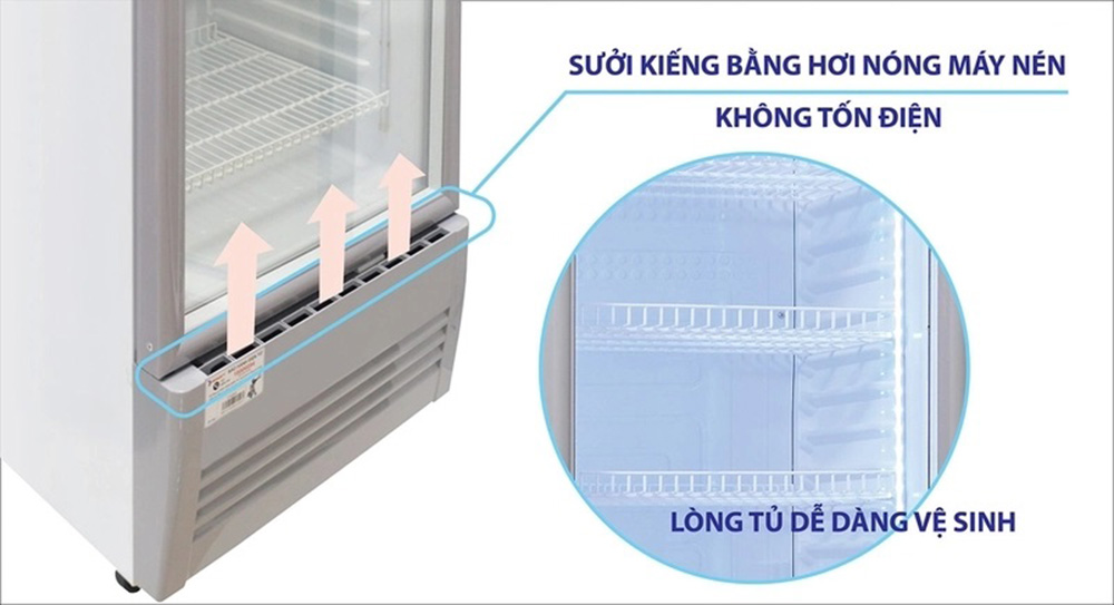 Tủ mát Sanaky 200 lít VH-258WL - Hàng chính hãng