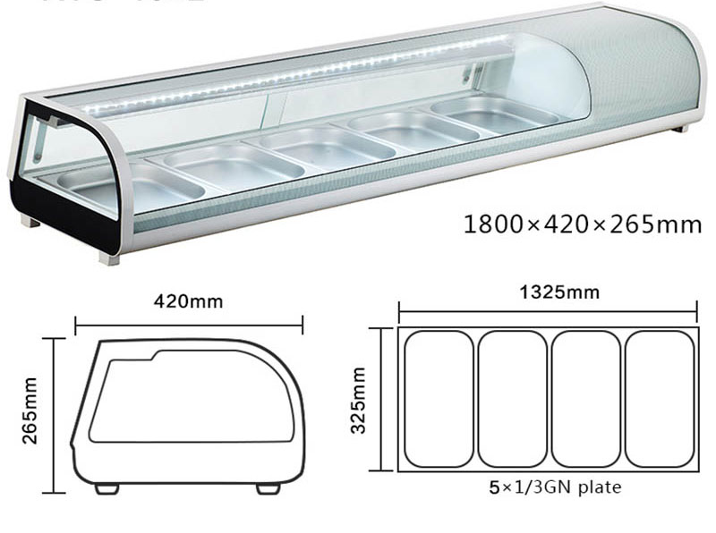 Tủ trưng bày Sushi Berjaya BJY-SUSHI-132L - Hàng chính hãng