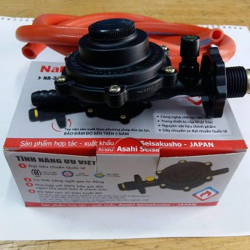 Bộ van dây gas Namilux điều áp ngắt gas tự động NA-345S - Hàng chính hãng