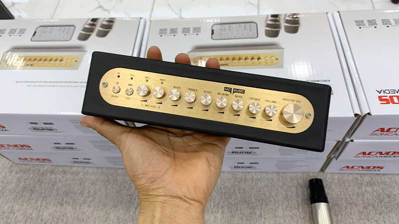 Vang số chỉnh cơ tích hợp Bluetooth & Micro Acnos MI30S - Hàng chính hãng