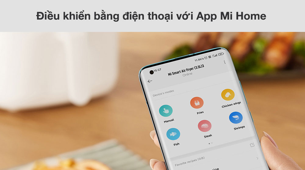 Nồi chiên không dầu Xiaomi Mi Smart MAF02 - Hàng chính hãng