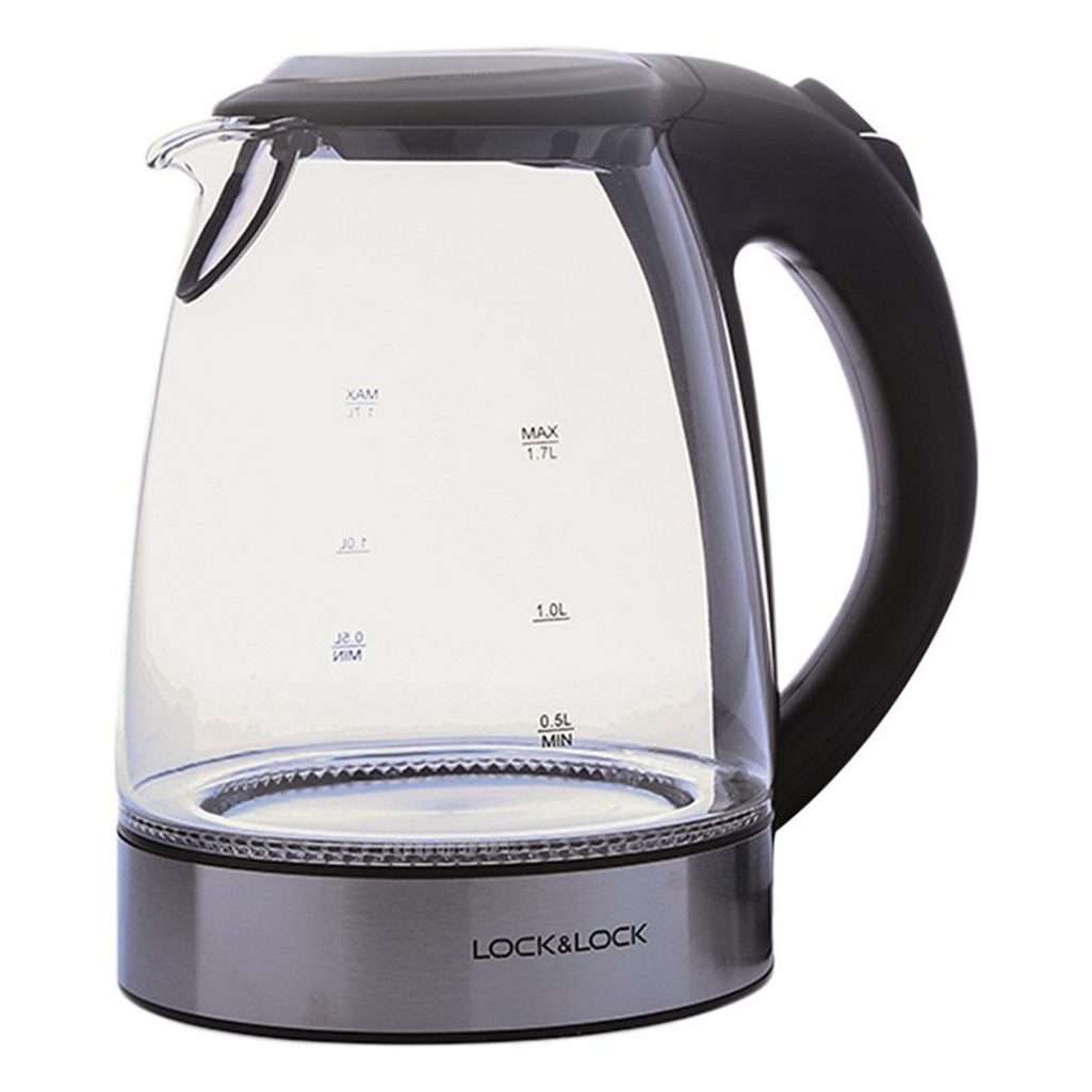Ấm điện đun nước thủy tinh Lock&Lock EJK317BLK - Hàng chính hãng