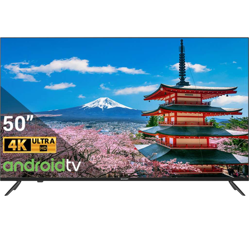 Android Tivi Sharp 4K 50 inch 4T-C50EK2X - Hàng chính hãng