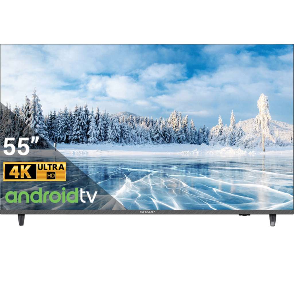 Android Tivi Sharp LED 4K 55 inch 4T-C55DJ3X - Hàng chính hãng