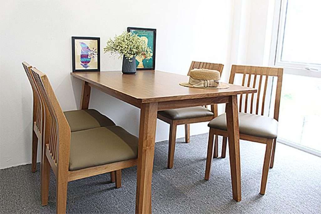 Bàn ăn Bingo kích thước 1600x800x740 - Hàng chính hãng