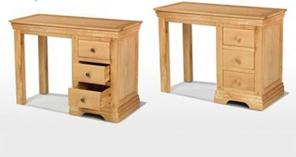 Bàn làm việc gỗ sồi Mỹ - Hàng chính hãng