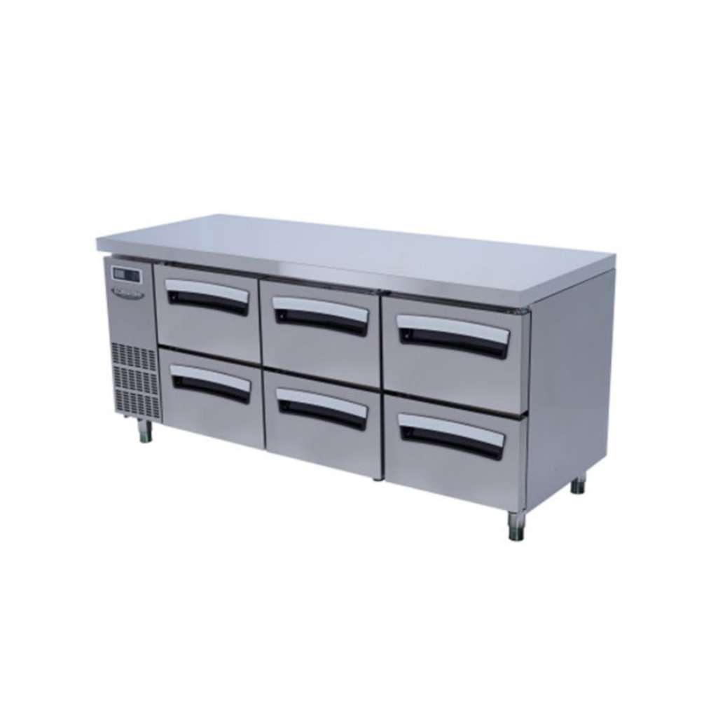 Bàn mát 6 ngăn kéo Lassele LNRT-2B-18-VV - Hàng chính hãng