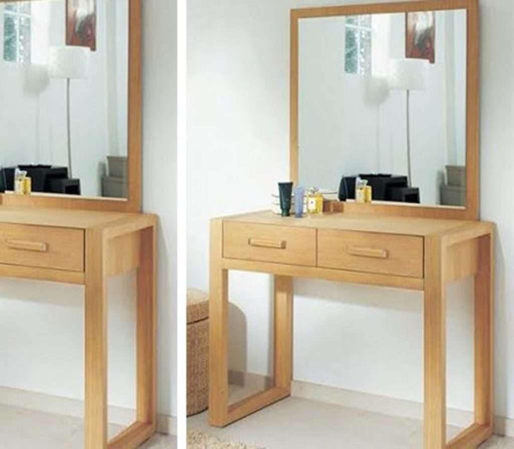 Bàn trang điểm Kiêm bàn làm việc gỗ sồi Mỹ 1m x 55 x 76 - Hàng chính hãng