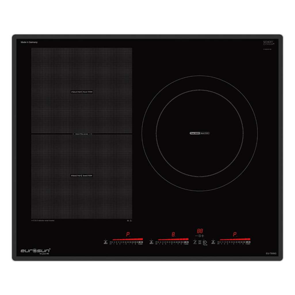 Bếp 3 từ Inverter Eurosun EU-T906G - Hàng chính hãng