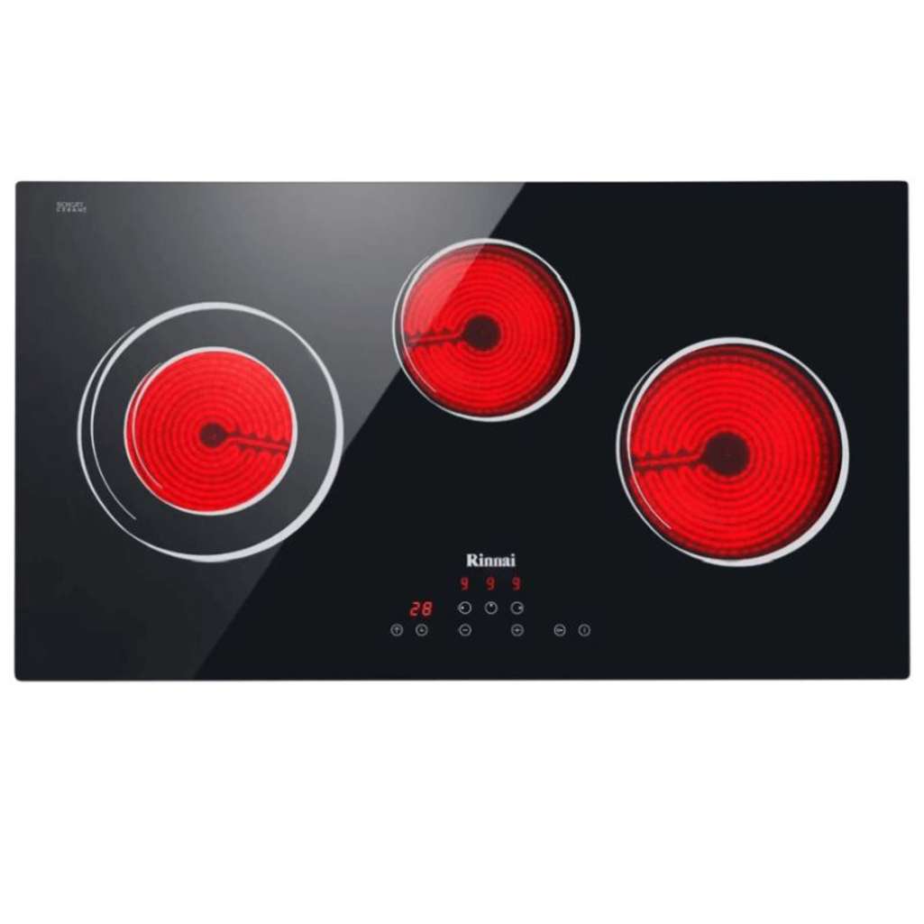 Bếp 3 vùng nấu Rinnai RB-7013E-CB - Hàng chính hãng