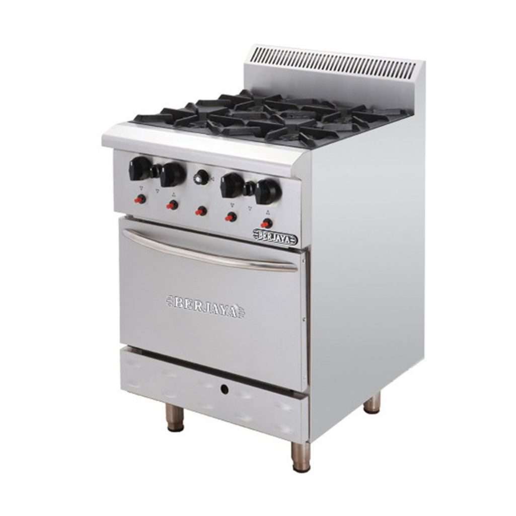 Bếp âu 4 họng có lò nướng Berjaya DRO4-17 - Hàng chính hãng