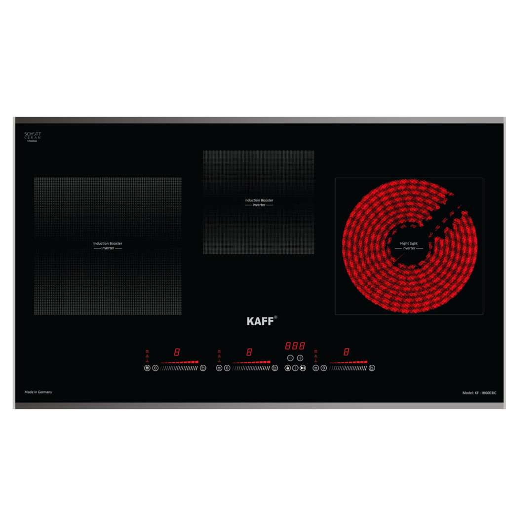 Bếp ba điện từ Kaff KF-IH6003IH (Made in Germany) - Hàng chính hãng
