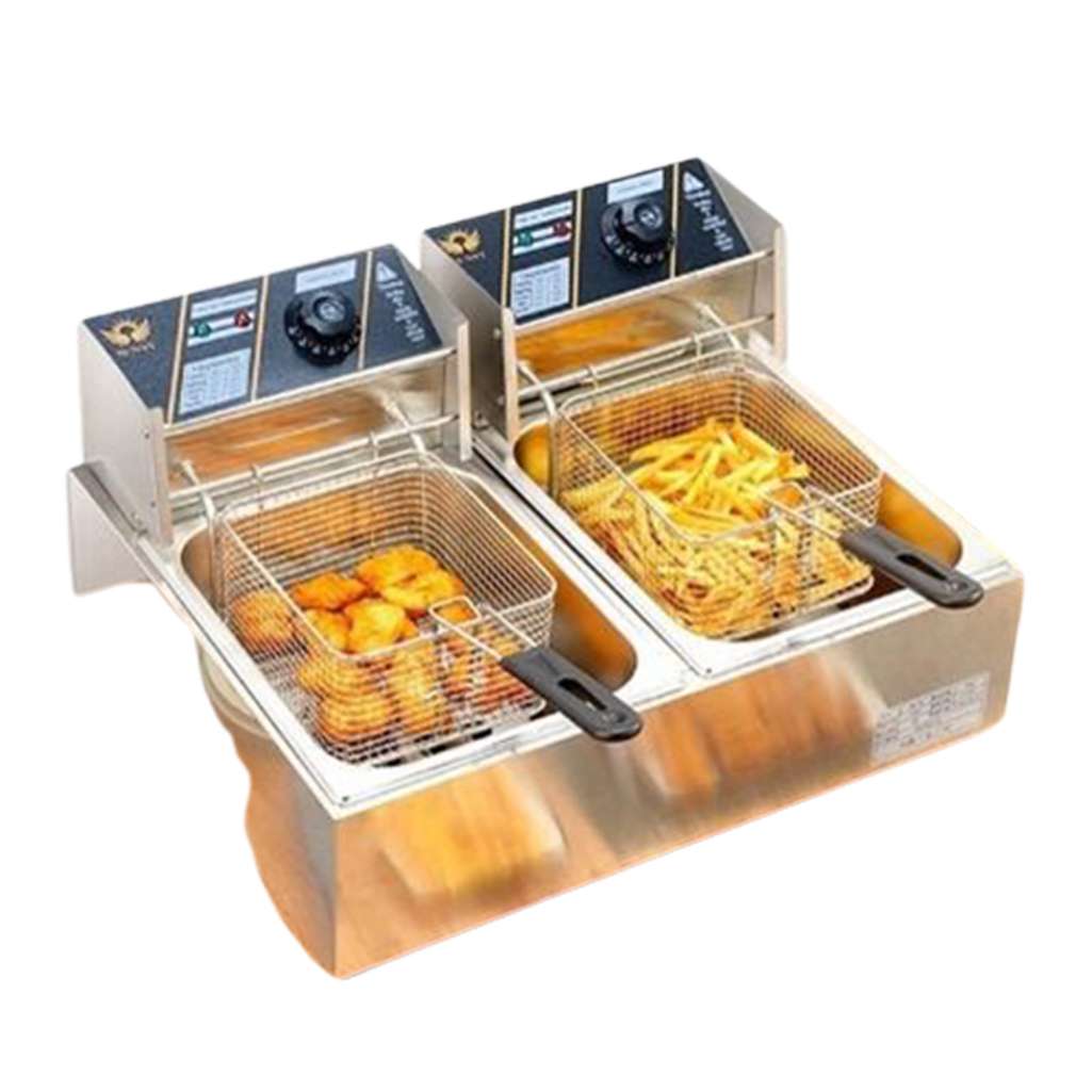 Bếp chiên nhúng điện đôi Yili MH-82 - Hàng chính hãng