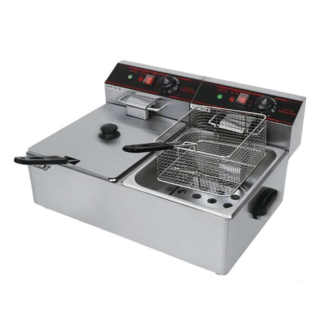 Bếp chiên nhúng điện đôi Eton ET-ZL2-8L - Hàng chính hãng